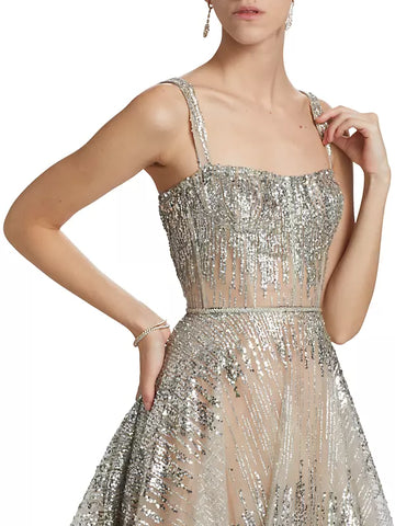 BRONX AND BANCO - Mademoiselle Midi Dress - Designer Dress hire