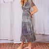 WYSE LONDON - Brigitte Lurex Dress - Designer Dress hire