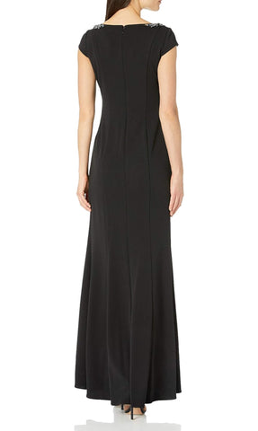 ADRIANNA PAPELL - Bead Formal Gown - Designer Dress hire