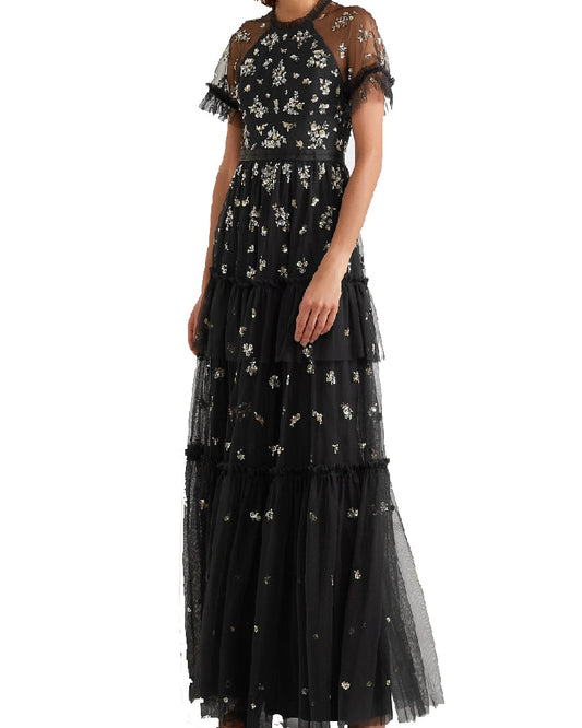 Lustre Evening Gown