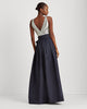 RALPH LAUREN - Metallic Taffeta Gown - Designer Dress hire