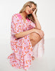 TWISTED WUNDER - Heart Print Midi Dress - Designer Dress hire