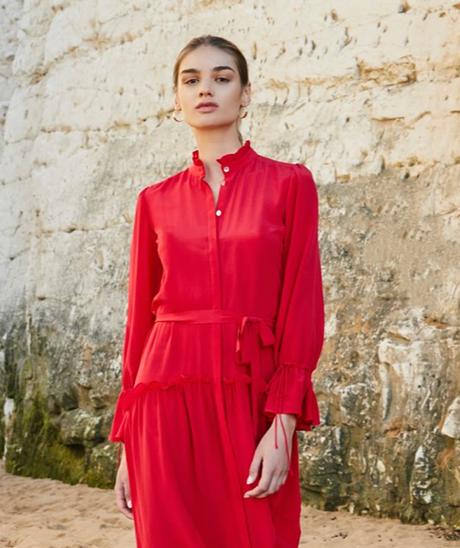 Darsha Red Dress