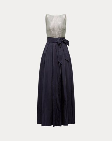 RALPH LAUREN - Metallic Taffeta Gown - Designer Dress hire