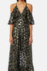 PERSEVERANCE LONDON - Ruffled Metallic Gown - Designer Dress hire