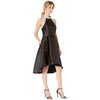 ADRIANNA PAPELL - Beaded Hi-Low Halter Dress - Designer Dress hire