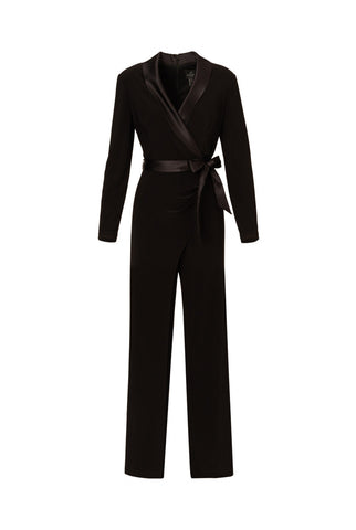 ADRIANNA PAPELL - Tuxedo Jumpsuit - Designer Dress hire