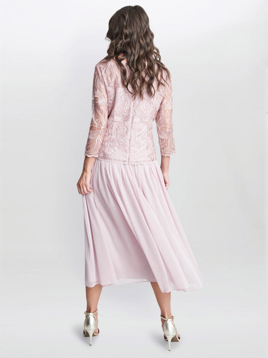 Philippa Floral Lace Dress