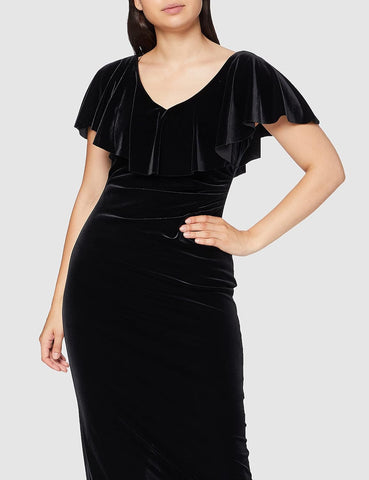 GINA BACCONI - Velvet Cocktail Dress - Designer Dress hire