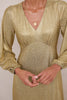 WYSE LONDON - Claudia Crinkle Dress - Designer Dress hire