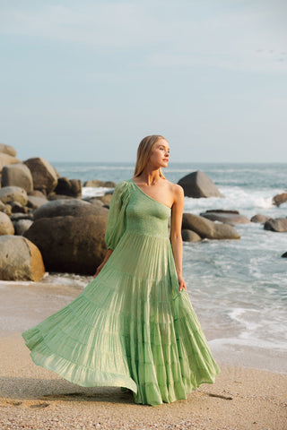 SUNDRESS - Joanna Metallic Dress - Designer Dress hire