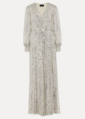 PHASE EIGHT - Petite Amily Sequin Maxi Dress - Designer Dress hire