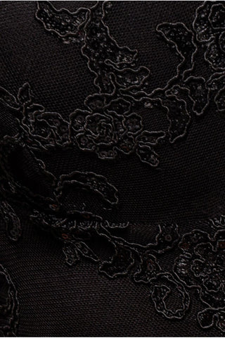 Goddiva - Petite Scalloped Lace Maxi - Designer Dress hire