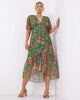 HOPE AND IVY - Button Front Tea Dress - Designer Dress hire