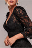 Goddiva - Petite Scalloped Lace Maxi - Designer Dress hire