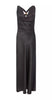 QUIZ - Black Satin Midaxi Dress - Designer Dress hire