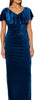 GINA BACCONI - Velvet Cocktail Dress - Designer Dress hire
