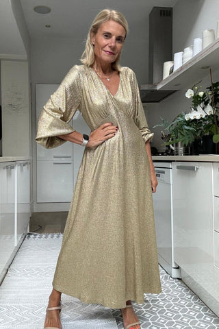 WYSE LONDON - Claudia Crinkle Dress - Designer Dress hire