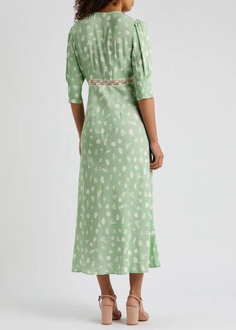 RIXO - Gemma Lace-Trimmed Dress - Designer Dress hire