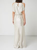 RALPH LAUREN - Metallic Cold-Shoulder Gown - Designer Dress hire
