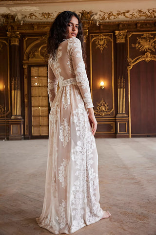 FOR LOVE & LEMONS - Temecula Maxi Dress White - Designer Dress hire