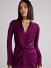 Ro&Zo - Satin Twist Front Shirt Dress - Designer Dress hire