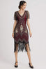 Babeyond - Irregular Fringe Gatsby Dress - Designer Dress hire