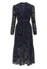 MARCHESA NOTTE - Metallic Embroidered Tulle Gown - Designer Dress hire