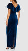 GINA BACCONI - Velvet Cocktail Dress - Designer Dress hire