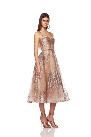 BRONX AND BANCO - Mademoiselle Midi Dress - Designer Dress hire