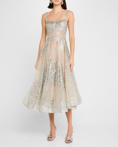 BRONX AND BANCO - Mademoiselle Midi Dress - Designer Dress hire