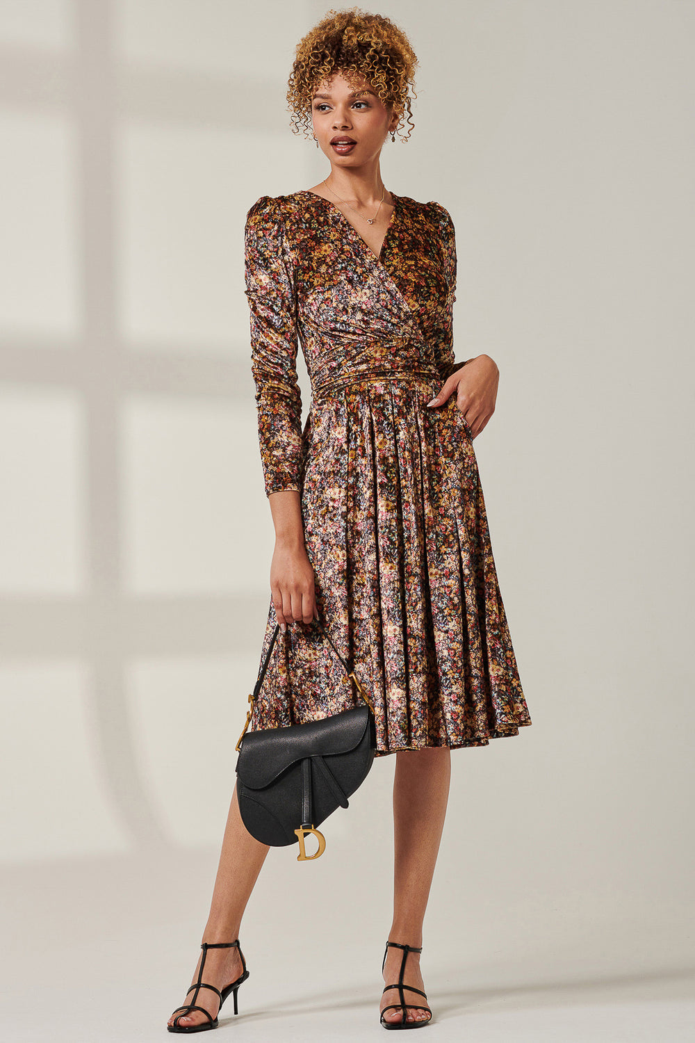 Tina Floral Midi Dress | Rent Joie Moi dresses  Girl Meets Dress
