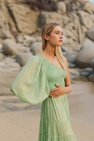 SUNDRESS - Joanna Metallic Dress - Designer Dress hire