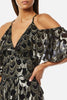 PERSEVERANCE LONDON - Ruffled Metallic Gown - Designer Dress hire