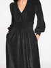 Boden - Black Daphne Metallic Dress - Designer Dress hire