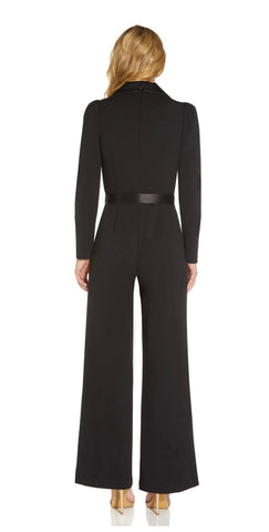 ADRIANNA PAPELL - Tuxedo Jumpsuit - Designer Dress hire