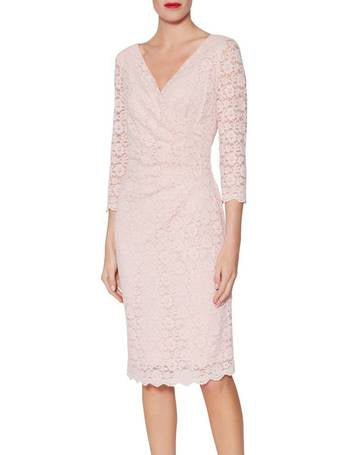 GINA BACCONI - Clarinell Stretch Lace Dress - Designer Dress hire