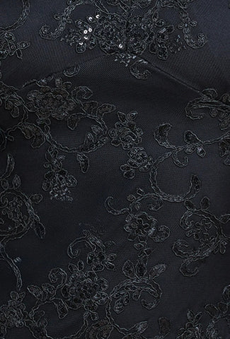 Goddiva - Petite Scalloped Lace Maxi - Designer Dress hire