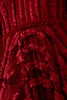 NEEDLE & THREAD - Ruffle Red Maxi Dress - Designer Dress hire