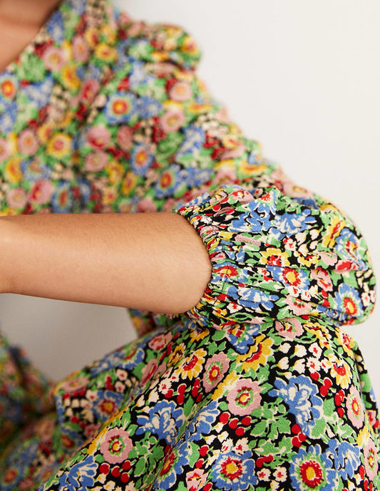 Flora Illusion Tea Dress