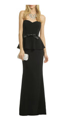 BADGLEY MISCHKA - Odessa Peplum Gown - Designer Dress Hire