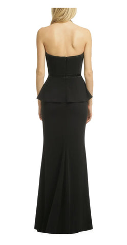 BADGLEY MISCHKA - Odessa Peplum Gown - Designer Dress hire