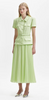 Self Portrait - Lime Boucle Chiffon Dress - Designer Dress hire