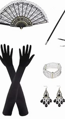 RO ROX - 1920 Flapper Accessories Set - Designer Dress Hire