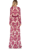 FOR LOVE & LEMONS - Temecula Maxi Dress Wine - Designer Dress hire