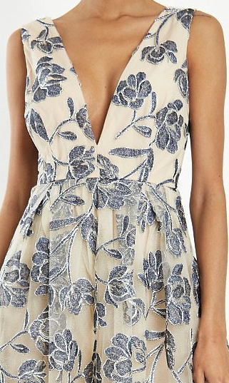 Embroidery Maxi Dress