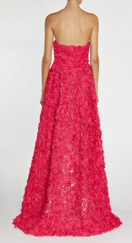 TRUE DECADENCE - Eden 3D Hi-Low Dress - Designer Dress hire