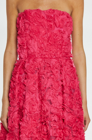 TRUE DECADENCE - Eden 3D Hi-Low Dress - Designer Dress hire