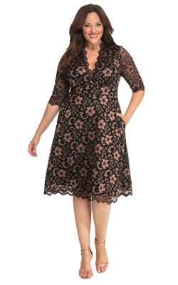 KIYONNA - Mon Cherie Lace Dress - Designer Dress hire