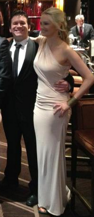GORGEOUS COUTURE - The Bailey Maxi Blush - Designer Dress hire